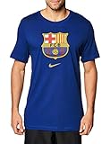 Nike Herren T-Shirt Fc Barcelona, Deep Royal Blue, L, CD3115-455