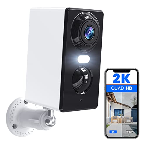 elemage 2K Überwachungskamera Aussen,WLAN Kamera,PIR...