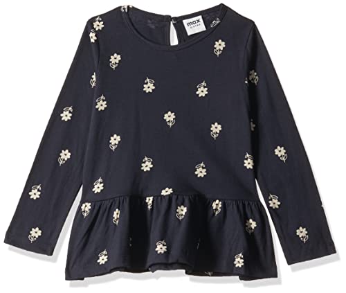 Image of Max Girls Graphic Printed Full Sleeves Peplum Regular Fit Top