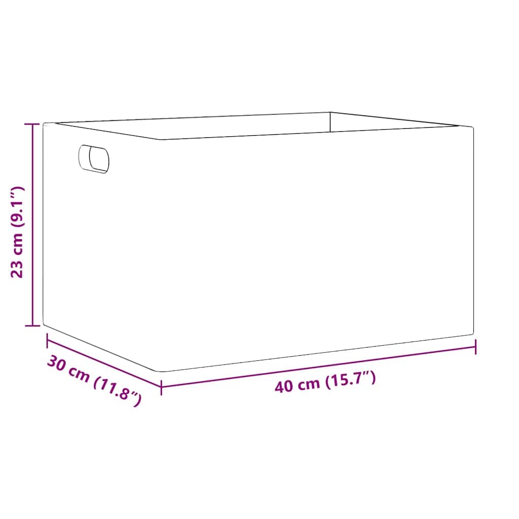 Cassetta in legno con manici, in legno di pino massiccio, 40 x 30 x 23 cm, 22 litri, organizer per cucina, bagno, ufficio, impilabile