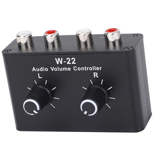 Caja de control de volumen Fabater, ajuste continuo sin pérdida de sonido, control de línea con balance izquierdo/derecho independiente para fuentes de audio y amplificadores miniatura 2