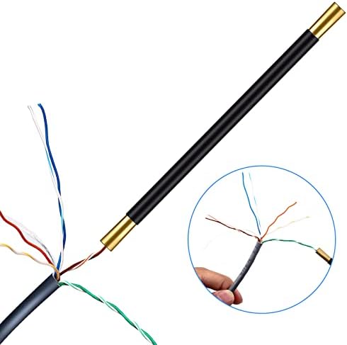 Miniatura 7 de Herramienta para desenroscar cables de red, separadores de alambre trenzado de doble cabeza para CAT5 CAT5e CAT6 CAT7 y teléfono (negro, 3 piezas)