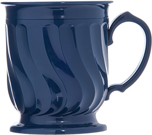 Vaso aislante Dinex DX300050 8 oz azul pedestal pack 48 miniatura 3