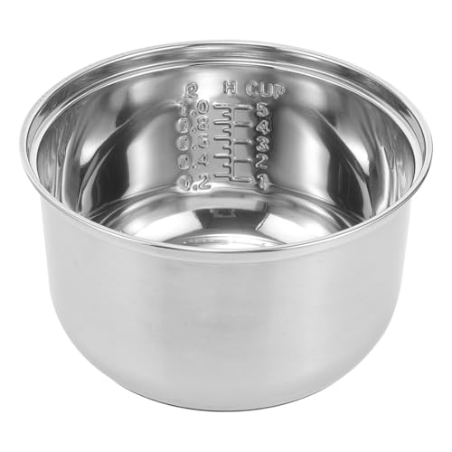 OFFSCH 2L SMall Household Rice Cooker Inner Pot Professional Accessory for Electric Cooker Compatible with Tiger Rice Cooker and Instapot Ideal for Cooking Rice and Grains