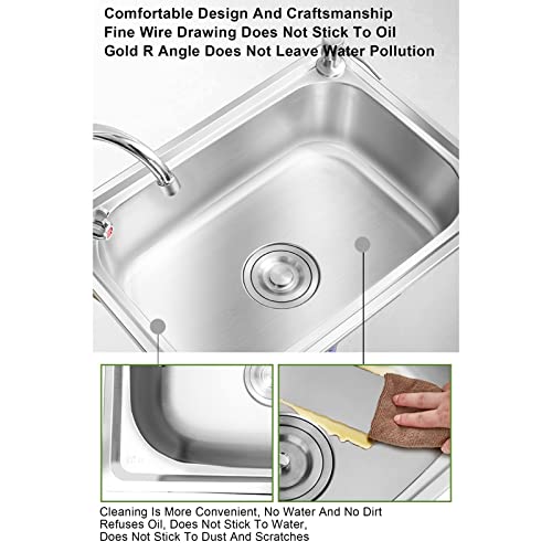 Bayte Free Standing Utility Sink With Stand,Commercial Sink Single Bowl,With Gooseneck Faucet And Drainer Unit,For Bar Cafe Restaurant Kitchen Hotel,Wall Mounted Bathroom Sink. (Size : 38X33Cm) #TOP2