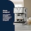 De'Longhi Classic EM450.M, Máquina Café Manual con Varilla Vapor, Máquina Espresso con Bomba Barista, Boquilla para Capuchino, Filtro Doble Pared, 15bar, Taza Hasta 13cm, Acero Inoxidable/Metal #1