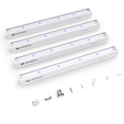 Maygrove Grow Lights for Indoor Plants 1FT, Blue-Rich Full Spectrum