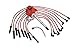 A-Team Performance HEI DISTRIBUTOR 65K RED SPARK PLUG WIRES Compatible With AMC JEEP 67-90 290 304 343 360 390 401