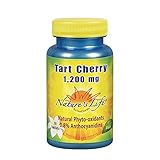 Nature's Life Tart Cherry 1200mg | Uric Acid Cleanse for Joint Comfort, Muscle Recovery & Sleep...