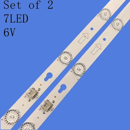 Tira de LED para reparar el brillo de pantallas 32S3750 y L32F1680B 4