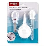 Playtex Baby 3 Piece Healthcare Kit - Nail Clipper, Nasal Aspirator and Medicine Dropper