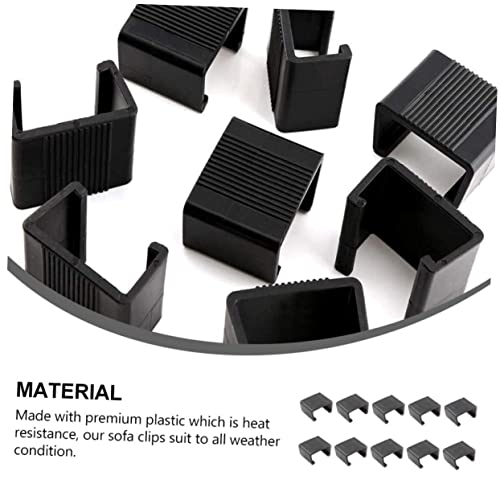 UPKOCH 10 Pçs Clipe De Móveis De Sofá Sofá Ao Ar Livre Cadeira De Móveis De Vime Sofá Clipes De Sofá