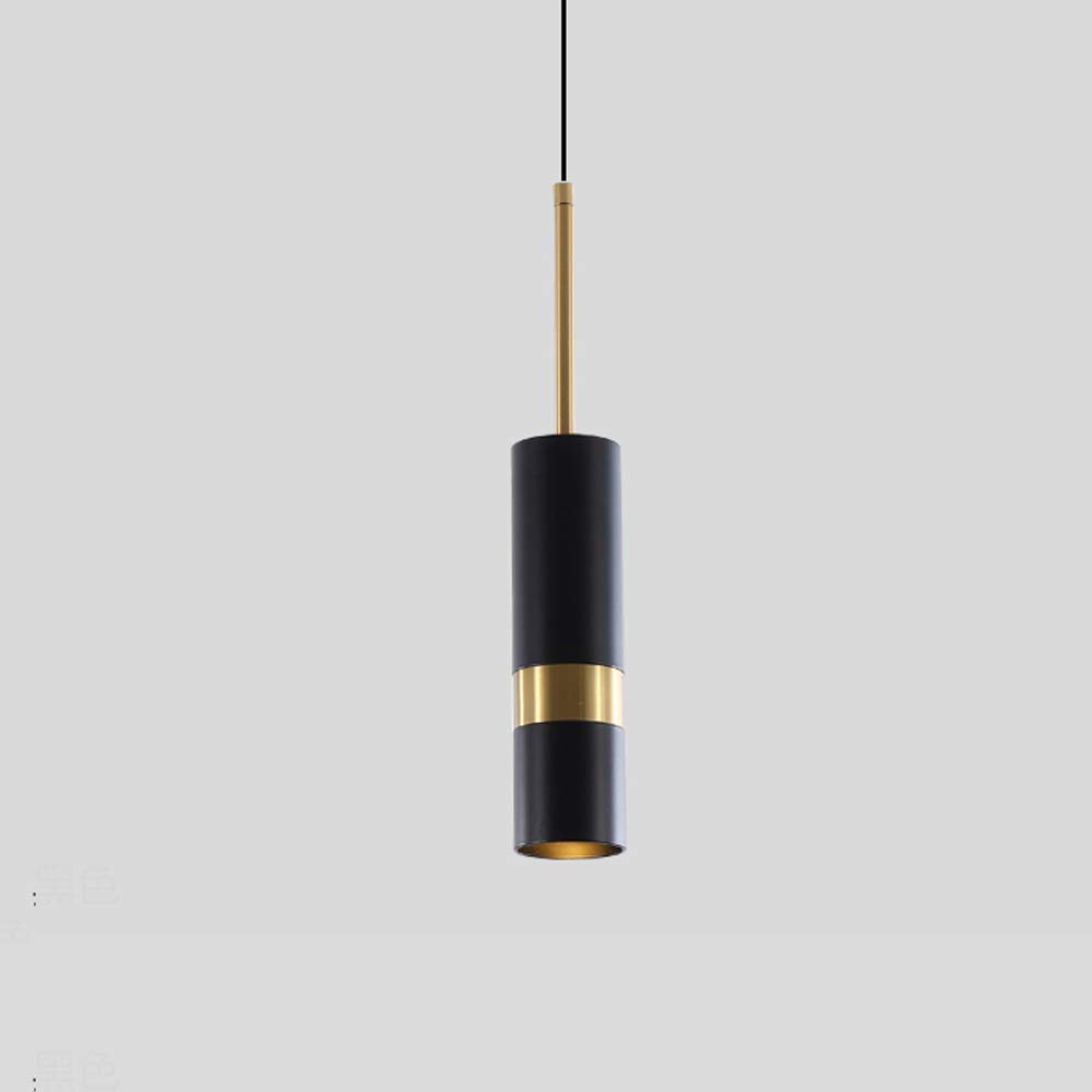 Lámpara Colgante de Tubo Largo Cilíndrico Led de 5 W, Ajustable Hacia Arriba Y Hacia Abajo, Kit de Iluminación Colgante, Luz de Isla de Cocina, Lámparas de Techo Colgantes de Aluminio, Lámpara C