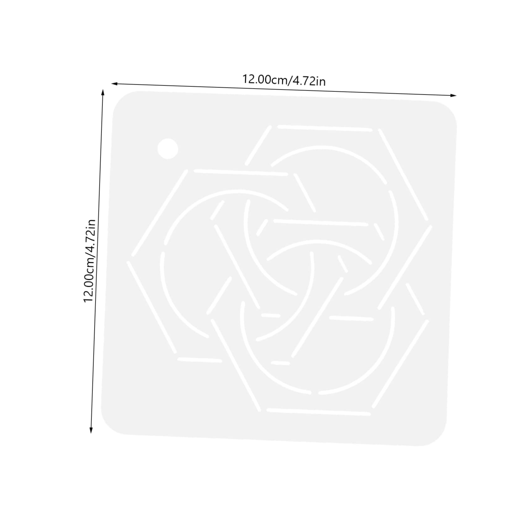 ULDIGI 6Pcs Acrylic Quilting Templates Precision Sewing Stencils for Embroidery Patchwork Smooth Safe Design for Craft Projects for Tailors Hobbyists