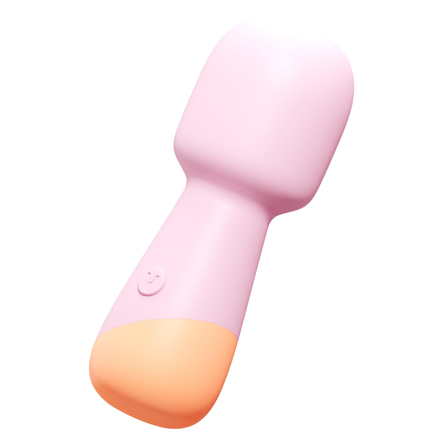 VUSH Peachy Mini Vibrating Wand — Rechargeable Female Vibrators with 10 Modes, Silent & Waterproof Women’s Vibrator, Compact Personal Massager for Travel and Everyday Pleasure
