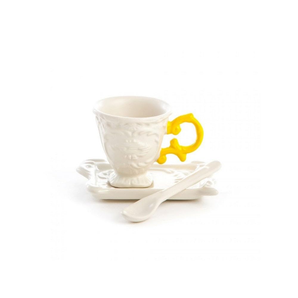 国内発| SELETTI I-WARES I-Coffee Fuchsia コーヒーセット Amazon.com | Seletti I-Wares Coffee Set with Coloured Handle