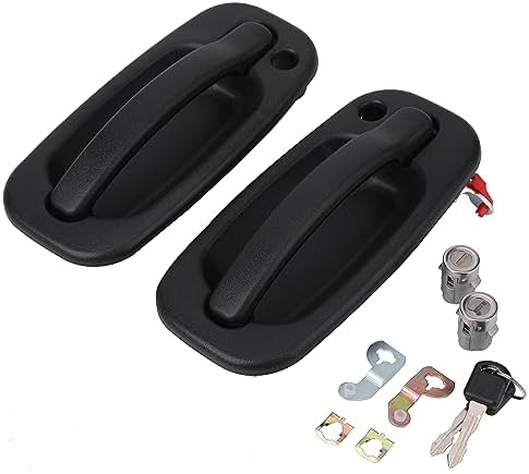 T1A Exterior Door Handle Pair – Left & Right For Chevy GMC C/K 1500, 2500, 3500