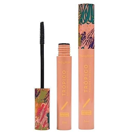 Hb 503 Mascara P/Cilios Tropico Curva e Volume, Ruby Rose, 5 Ml