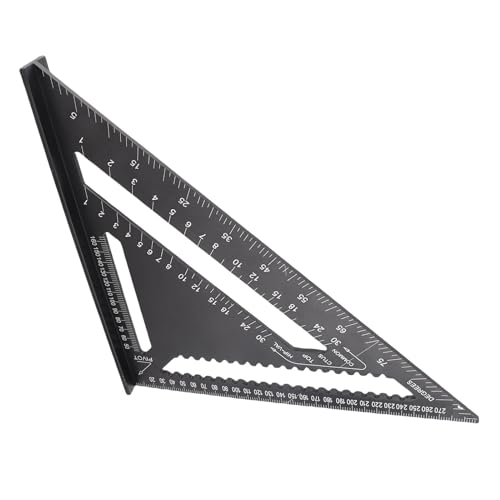 Regla Triángulo de Ángulo Recto de Aluminio para Carpintería miniatura 3
