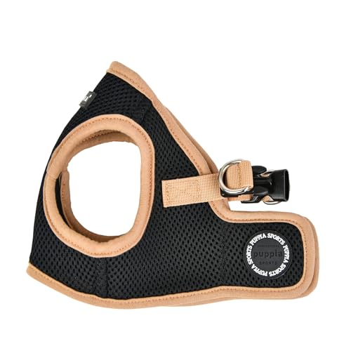 Puppia Soft Vest Harness B II Schwarz XL Hundegeschirr - 110 g