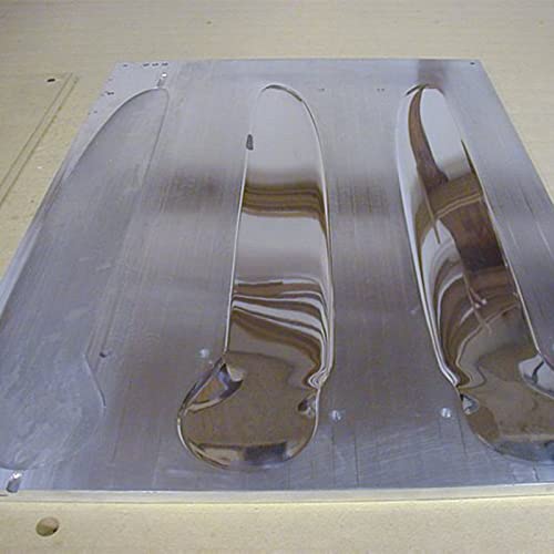 Image of 6061 T651 Aluminum Sheet Metal 6 x 12 x 0.40 Inch Flat Plain Aluminum Plate Covered with Protective Film, Heat Treatable Rectangle 10MM Thick Aluminum Metal Plate for Industrial, Crafting
