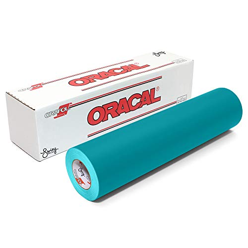 Autocollant en vinyle bleu turquoise ORACAL 631 pour déco murale