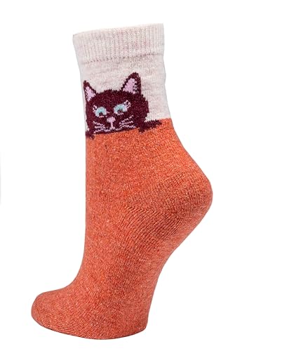 Image of Shag Wear Women's Novelty Angora Socks, Cute Animal Casual Cozy Soft and Warm, 3 Pack