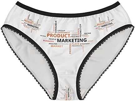 SpreadPassion Word Cloud Product Marketing Panties, Word Cloud Product Marketing Underwear, Briefs