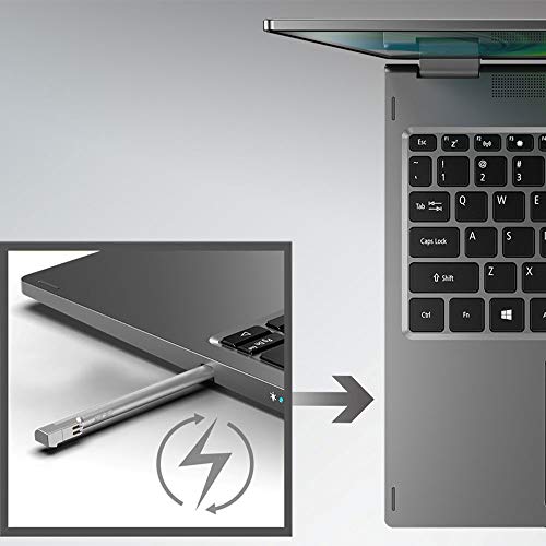 Image of Acer Spin 5 Convertible Laptop, 13.5 inch 2K 2256 x 1504 IPS Touch, 10th Gen Intel Core i7-1065G7, 16GB LPDDR4X, 512GB NVMe SSD, Wi-Fi 6, Backlit KB, FPR, Rechargeable Active Stylus, SP513-54N-74V2