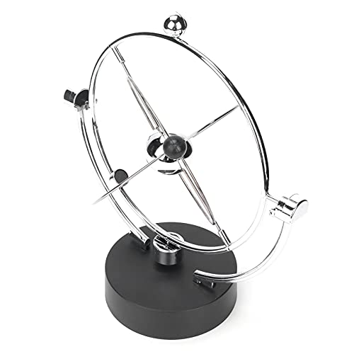 Haofy Jouet de Bureau à Mouvement Perpétuel, Affichage Mobile Planet en Fer et en Plastique pour l'apprentissage en Classe au Bureau à Domicile et Le Soulagement du Stress