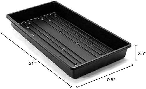 Bandejas de inicio de semillas (cantidad. 5) Las bandejas de germinación son sólidas, sin agujeros de drenaje, cortes iniciales, clonación