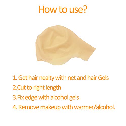 Iceyyyy 8 Piece Bald Caps Makeup Latex Bald Cap Head Wig Cap Costume Accessory For Adults Teens For Halloween, Theme Party #TOP5