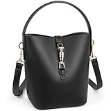 BOSTANTEN Small Bucket Bag for Women Trendy Vegan Leather Crossbody Bags Shoulder Purses Designer Ladies Handbags