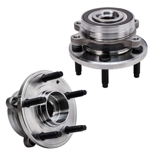 Image of Detroit Axle - Front 2pc Wheel Bearing Hubs for Ford 2013-2019 Taurus SHO