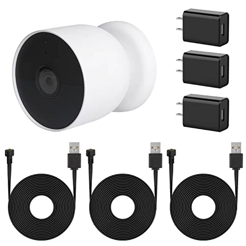 Google Nest Cam ・5mケーブル・盗難防止マウント 3点セット Google Nest Cam ・5mケーブル・盗難防止マウント 3点セット