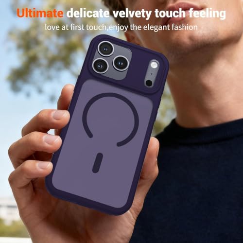 Image of AIBEX Protective OStand Case Compatible for Apple iPhone 16 Pro MagSafe Compatible | Slim Shockproof Back Cover with Camera Lens Protection, Strong Magnetic Support & Anti-Slip Grip | Military Grade