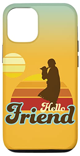 Coque iPhone 12 Pro Star Wars Grogu Hello Friend pour protéger votre mobile au quotidien