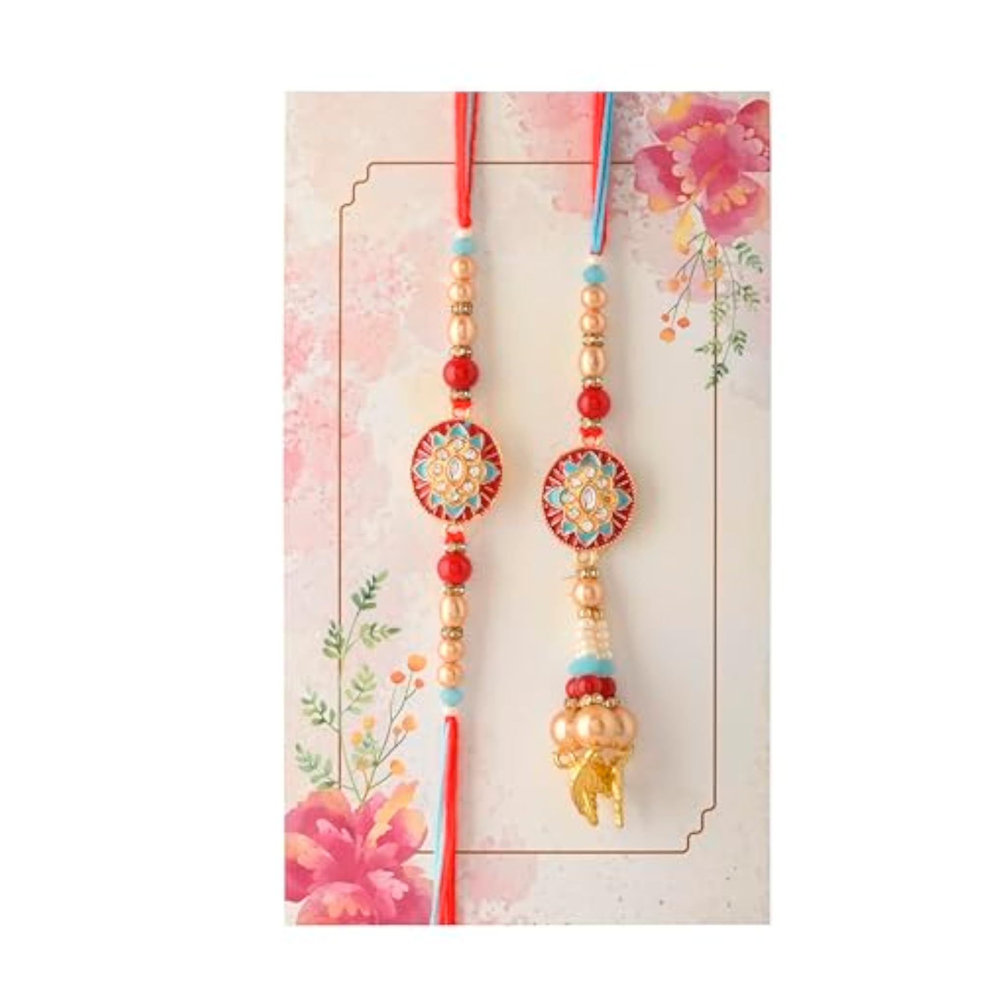 Rakhi Combo with Swan Set