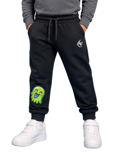 Image of KiddoPanti Boys Solid Fleece Track Pants | Cotton Poly Fleece Fabric | Ankle Length Bottom Rib | 2 Front Patch Pocket | Elastic Waist & Drawcord | Jogger Track Pants for Boys