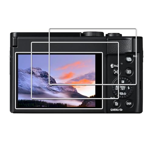kinokoo Protection D'écran pour Panasonic Lumix DC-TZ99/LX100/LX100 II Appareil Photo - 0,25 mm 9H Dureté DC-TZ99 LX100 LX100 II Film en Verre Trempé -...