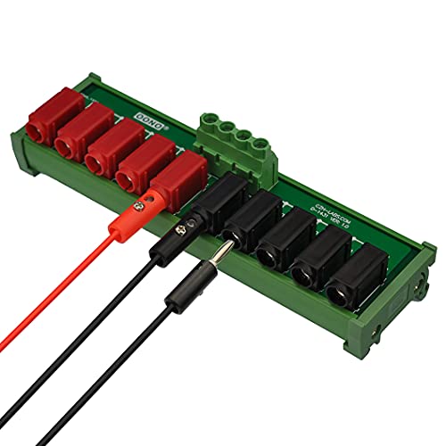 Module de distribution Banana Jack à fixation horizontale sur rail - 6
