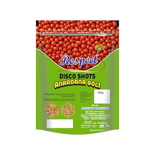Image of RESPECT Sweet Cherry Mix 500g & Disco Anardana Shots 500g - Combo Mouth Freshener (1kg)