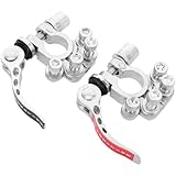 NUOBESTY 1 Satz Schnellkupplungs Batterieklemmen 16mm aus Zinklegierung Polklemme für Autobatterie und Boot Batterieanschlussklemme mit Schraubenschlüssel Universelles Kfz Anschlussset