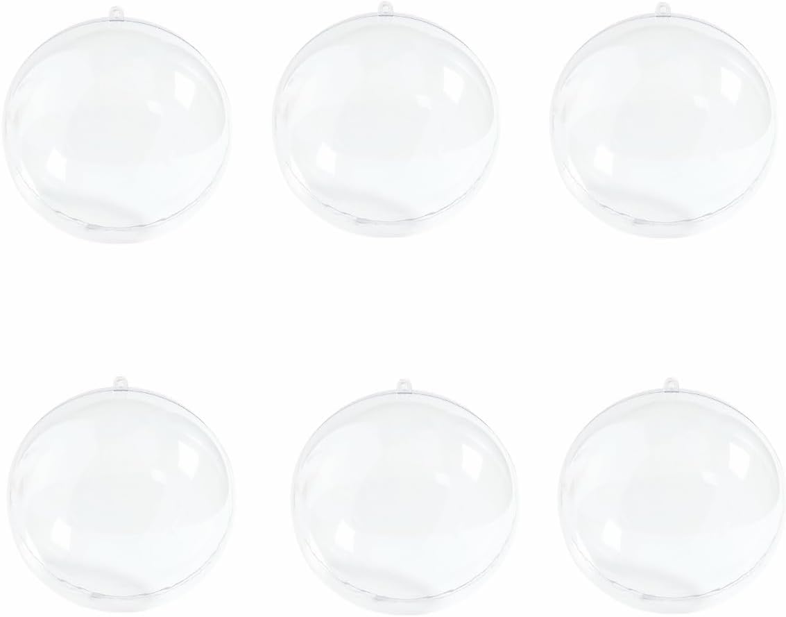 Amazon.co.jp: 6個大きい（12/14/16/20cm） プラスチックボール 透明 