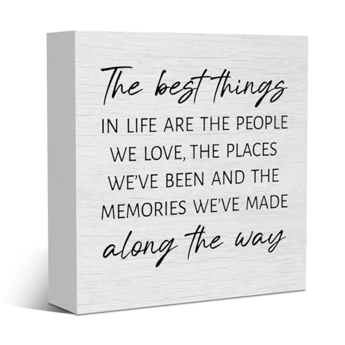 Inspirational the Best Things Family Quote Home Accessories Decor Rustic