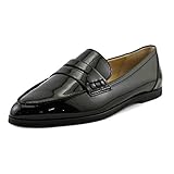 Michael Michael Kors Women's Connor Loafer Plum Pull Up Patent Loafer 8 M