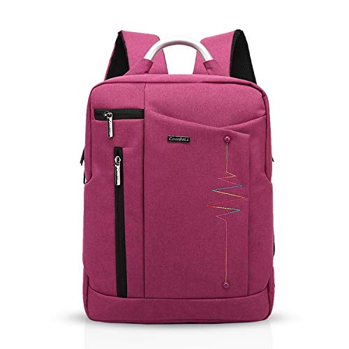 Preisvergleich Produktbild FANDARE Rucksack 15.6 Zoll Laptoprucksäcke Fahrradrucksäcke Notebook Wanderrucksäcke Schulrucksack Arbeit Daypack Reisen Studenten Herren Damen Multi-Tasche Stoßfest Wasserdicht Polyester Rot