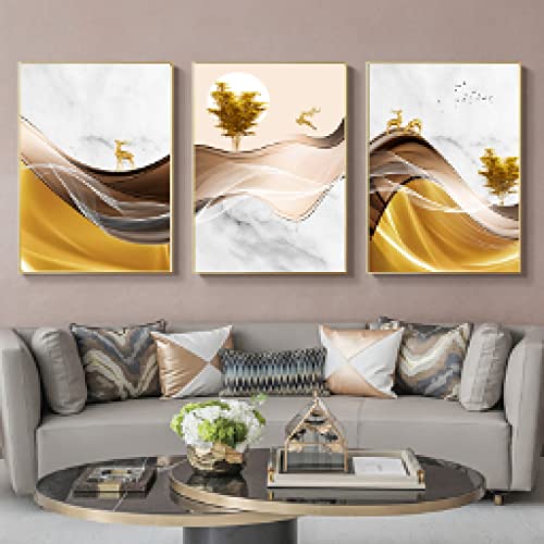 Toile Peinture Wall Art KEBIA 60x80cm Décoration Murale Chic