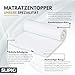 SLIPIO Mattress Topper 140x180 | 5 cm | Ergo+ Orthopedic Foam Bed Topper | Removable & Washable Cover | Hypoallergenic & Anti-Dust Mite