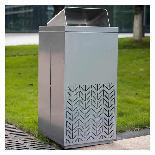 Grandes poubelles d'extérieur avec couvercle pour éviter les mauvaises odeurs - 4